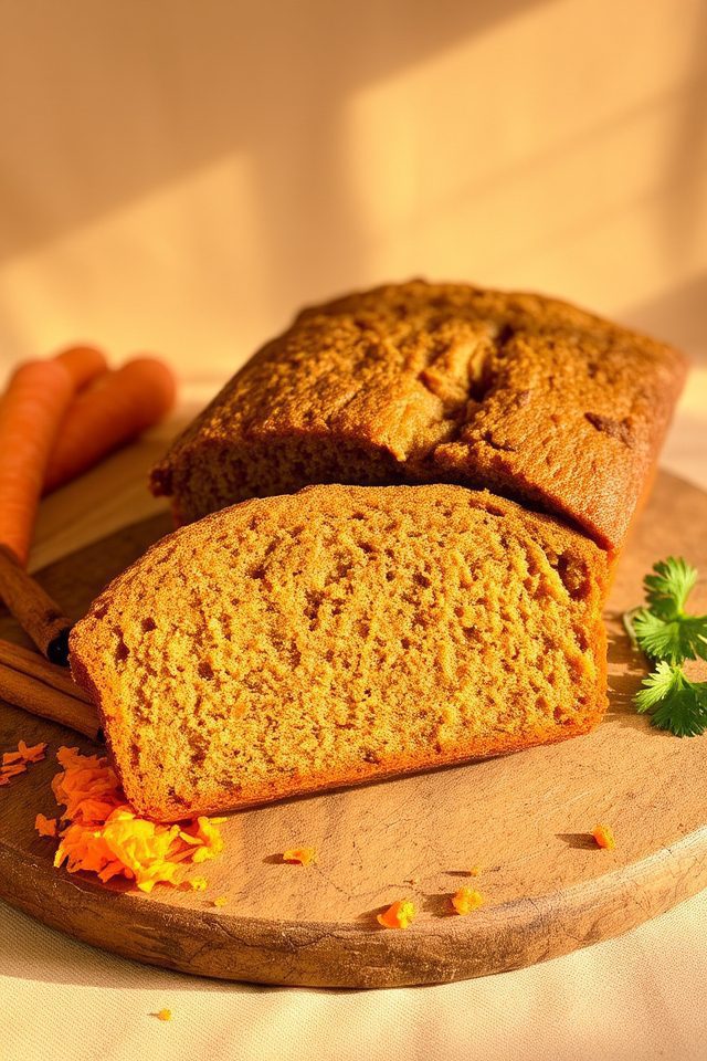 moist carrot spice bread