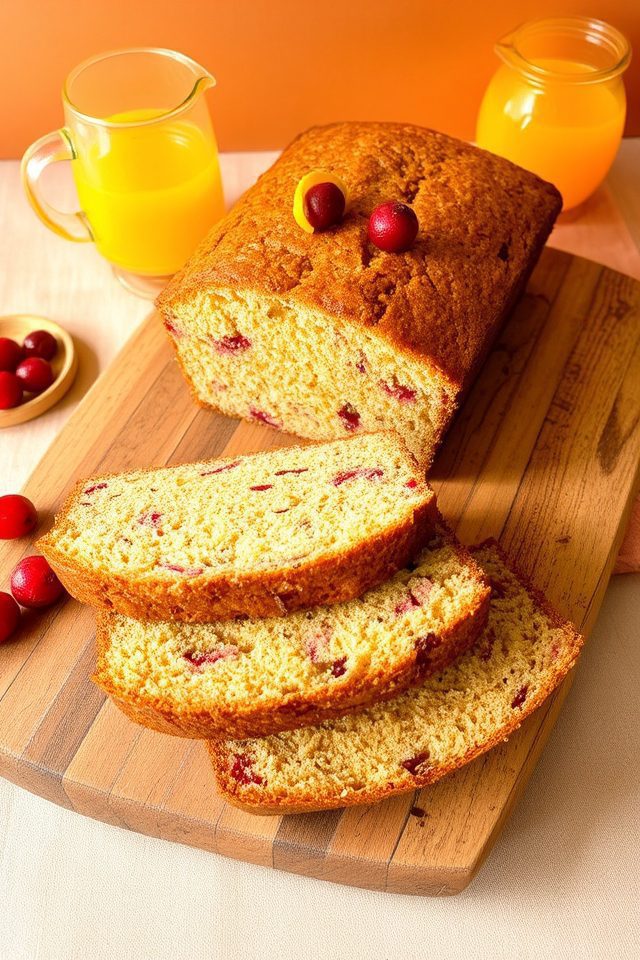moist orange cranberry bread
