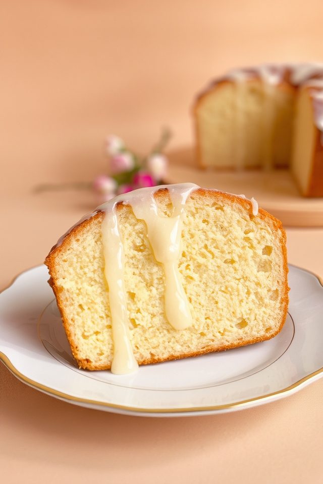moist vanilla pound cake