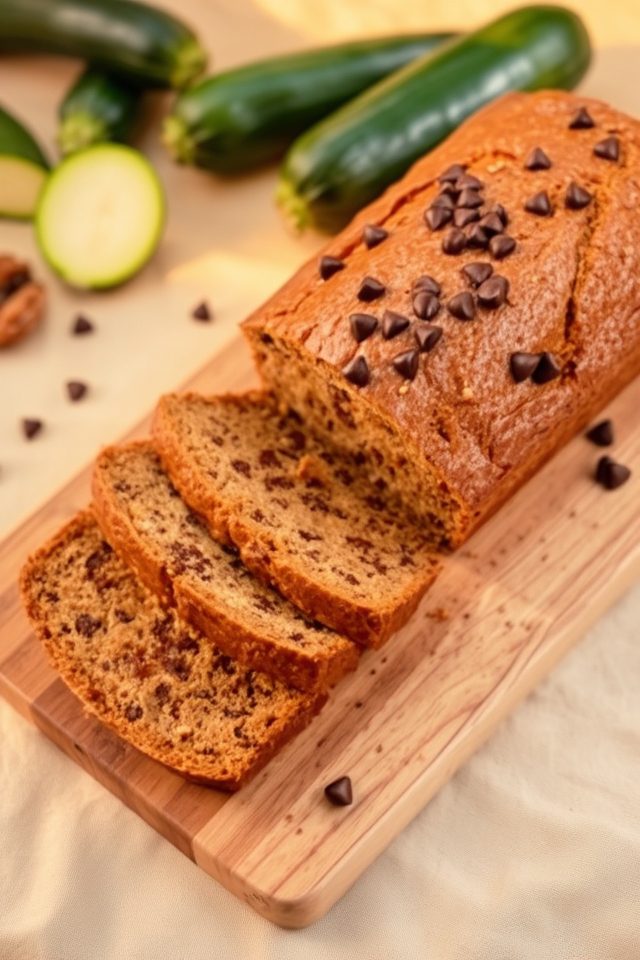 moist zucchini walnut bread