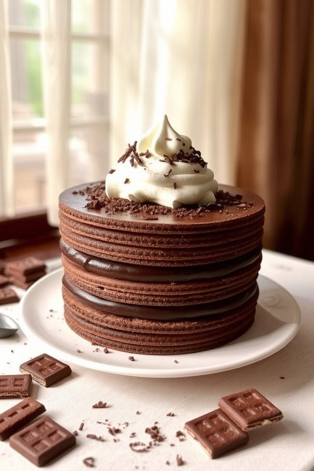 no bake chocolate dessert delight