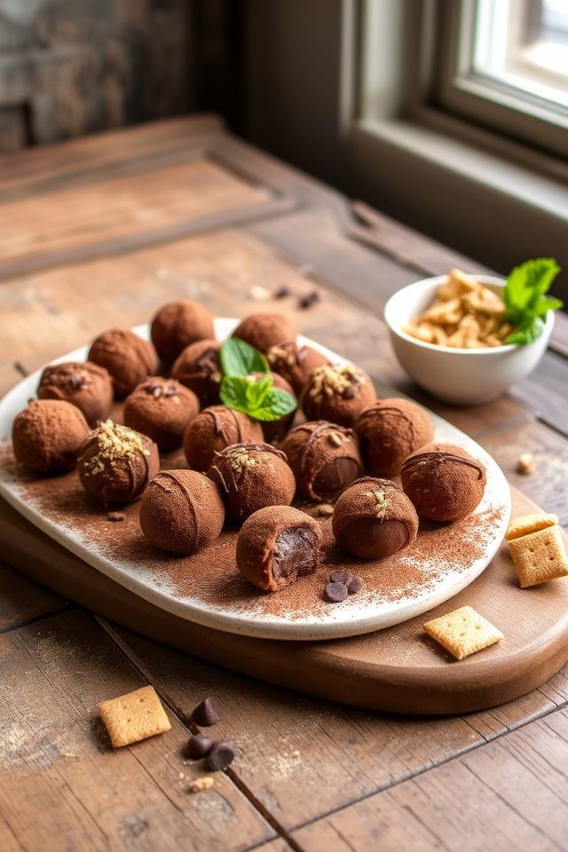 no bake chocolate truffles
