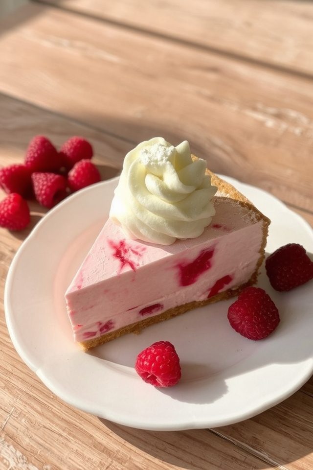 no bake raspberry cheesecake delight