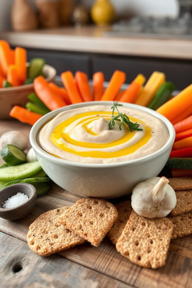 nutritious creamy bean dip