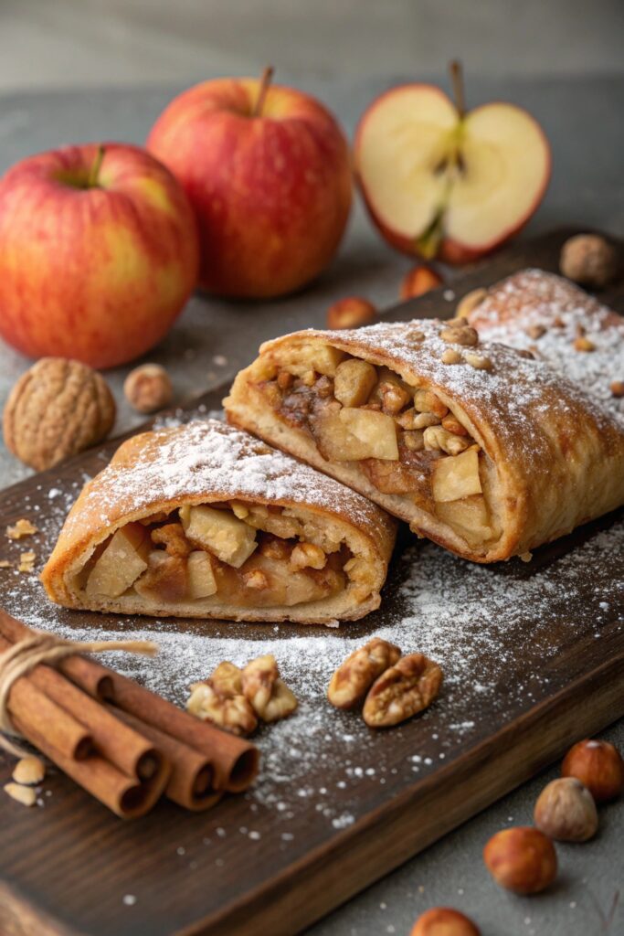nutty apple pastry delight