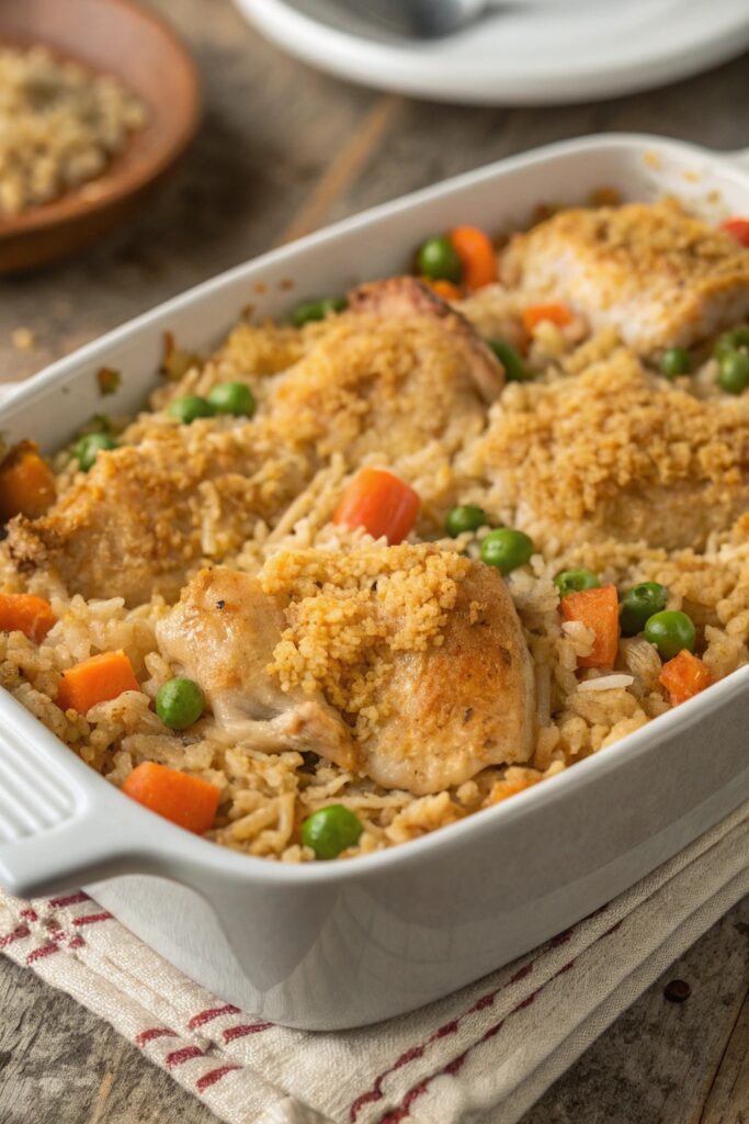 Homemade Chicken and Rice Casserole
