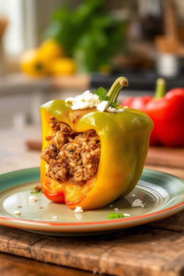 orzo and ground beef