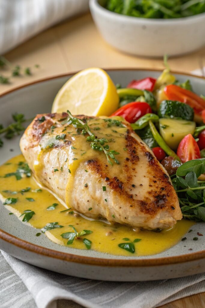 chicken with lemon sauce