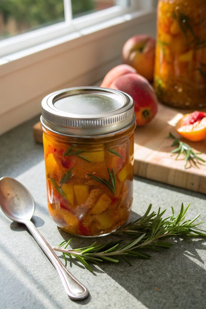 peach rosemary jam recipe