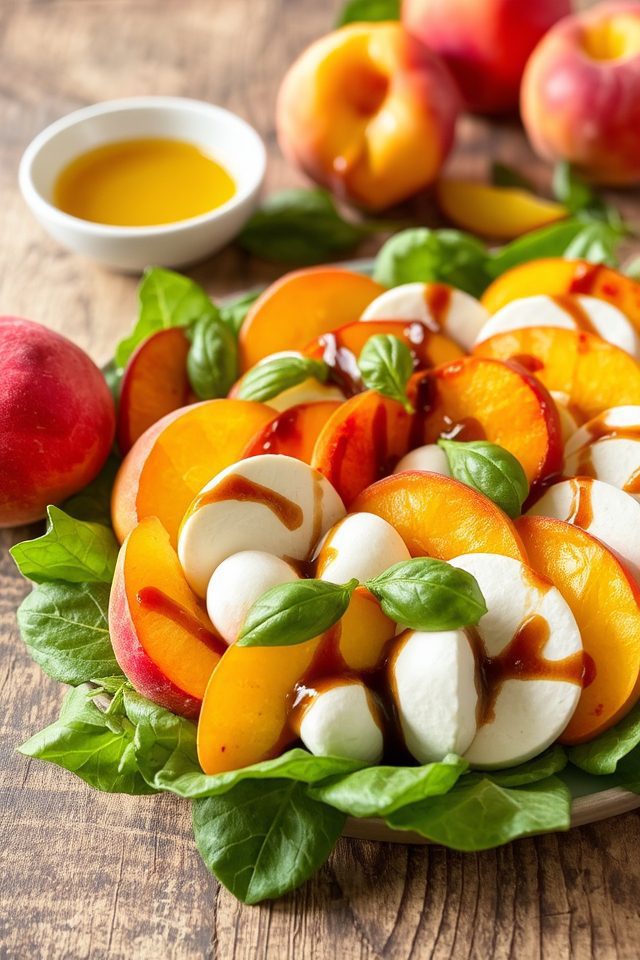 peachy summer salad delight