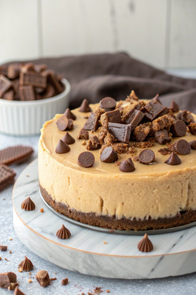 peanut butter chocolate cheesecake