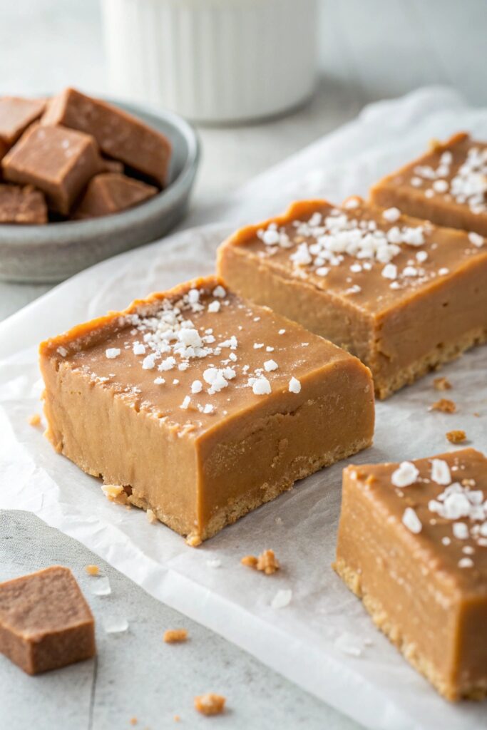 sweet salty penuche fudge delight