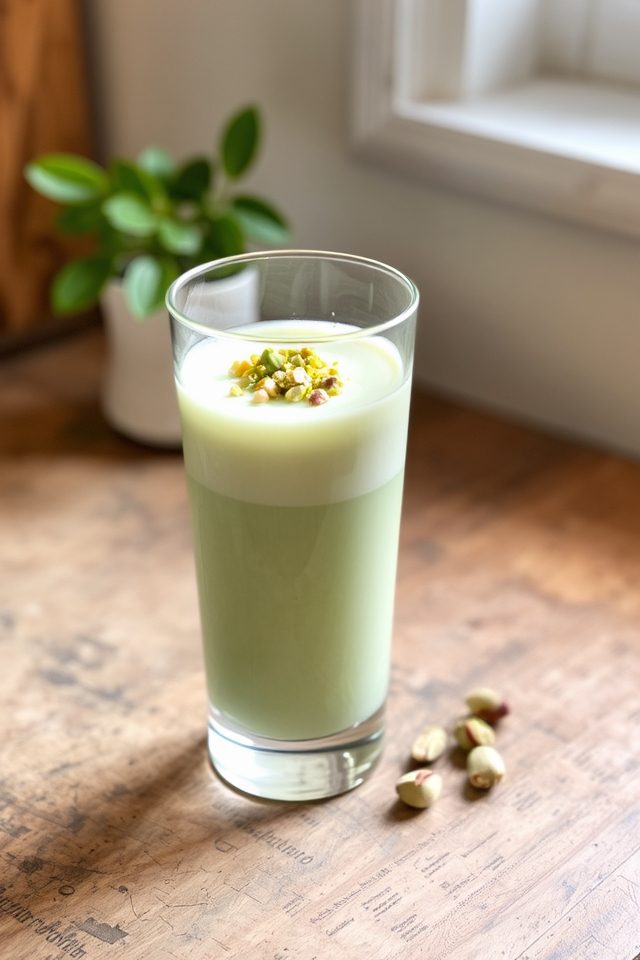 pistachio milk supports health