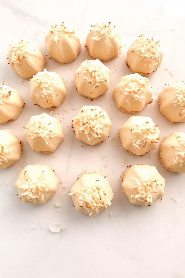 protein rich coconut bites