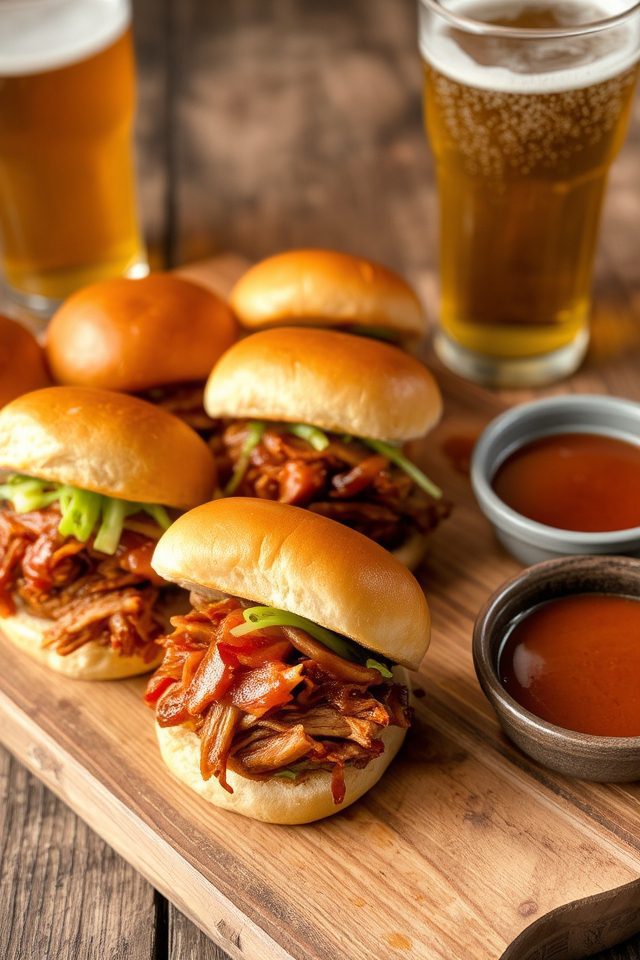 pulled pork and hazy ipa