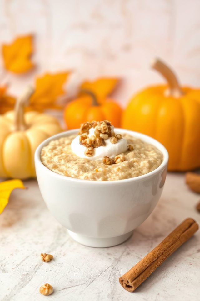 pumpkin spice autumn oats