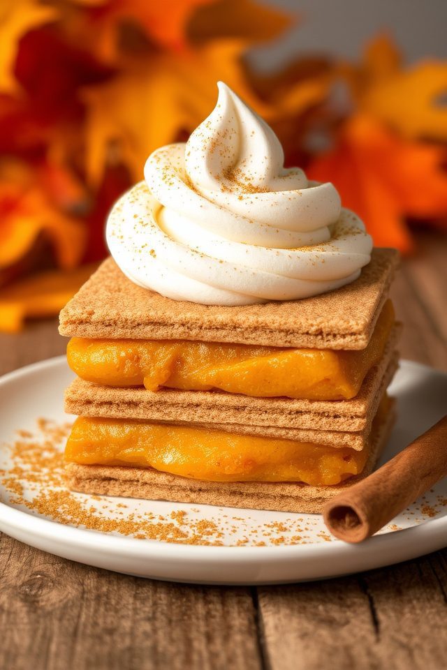 pumpkin spice graham cracker delight