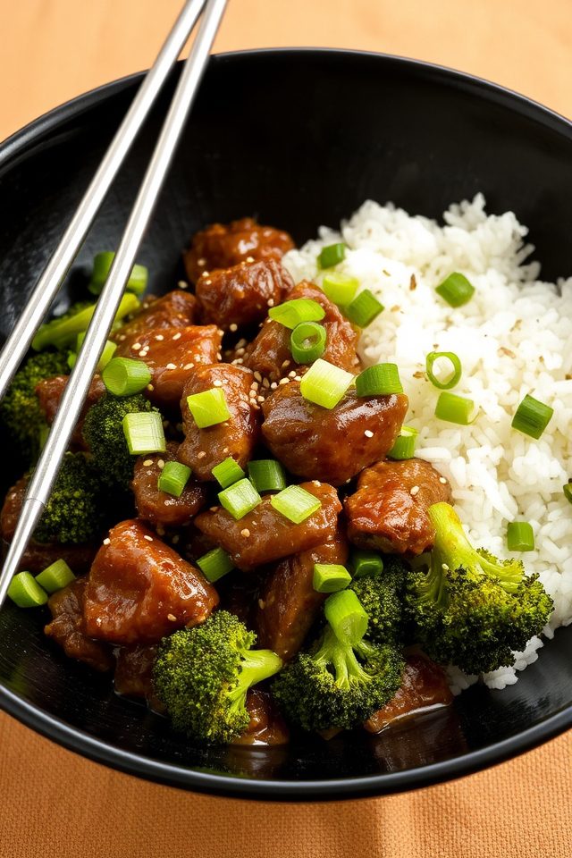 quick asian inspired meal