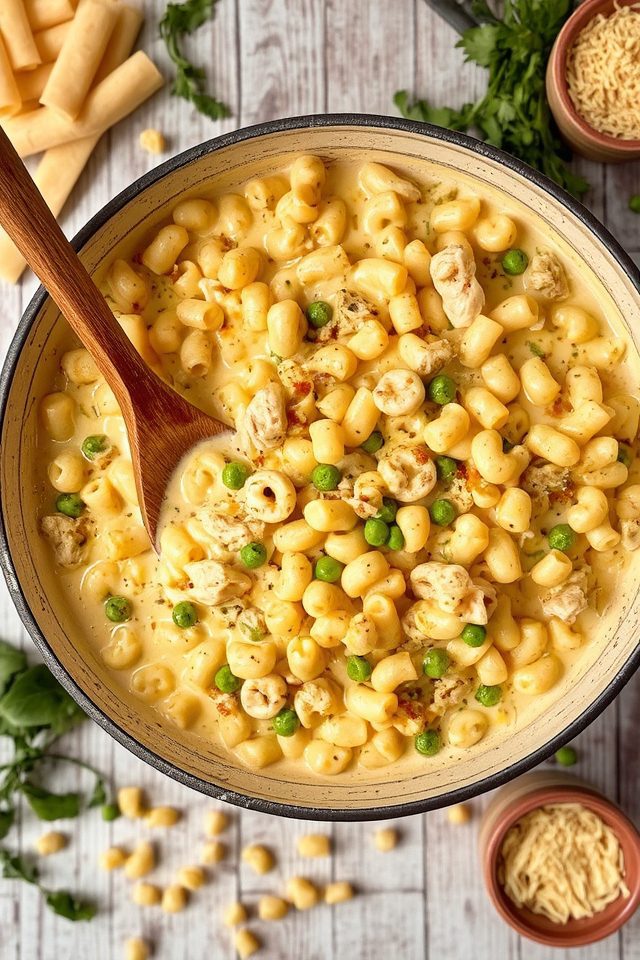 quick creamy chicken pasta