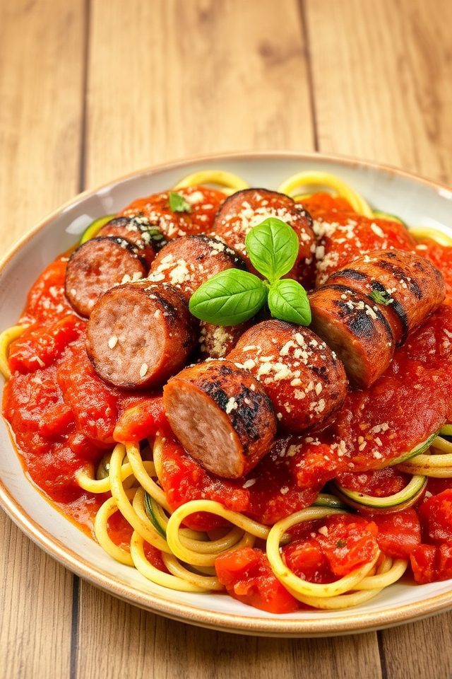 quick italian sausage dinner