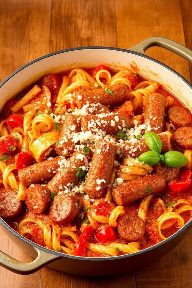 quick italian sausage dinner