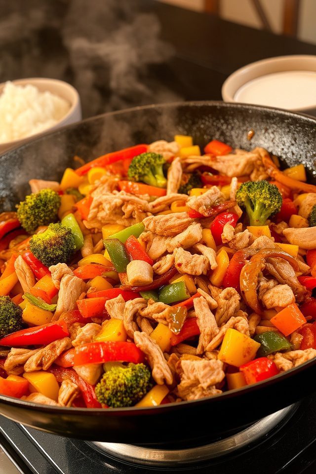 quick leftover pork dish