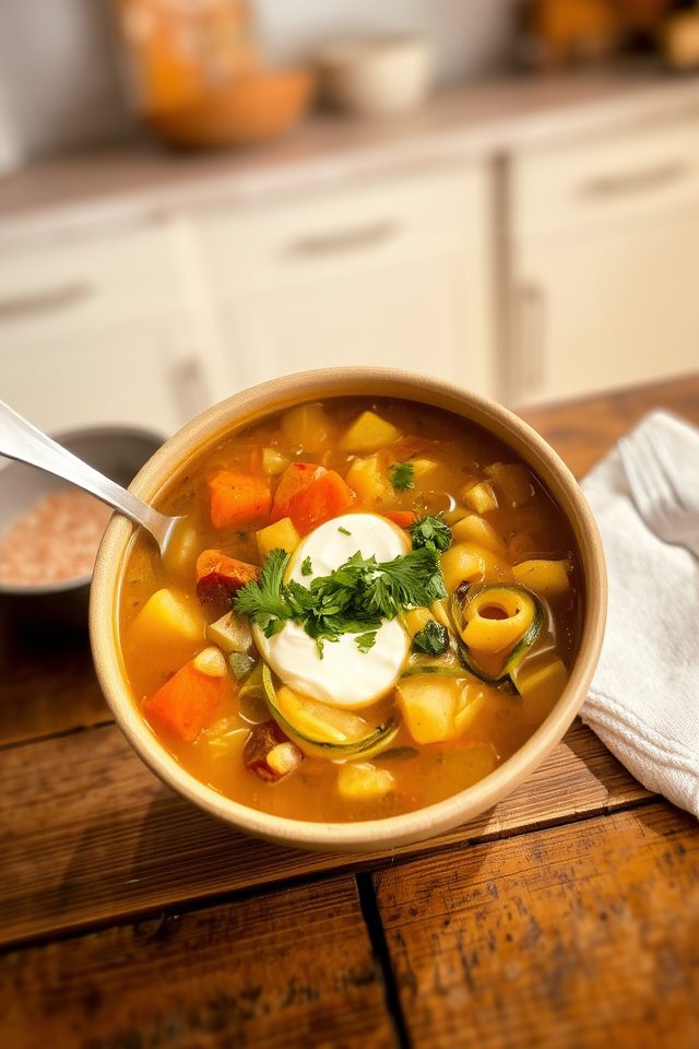 quick nutritious vegetable soup