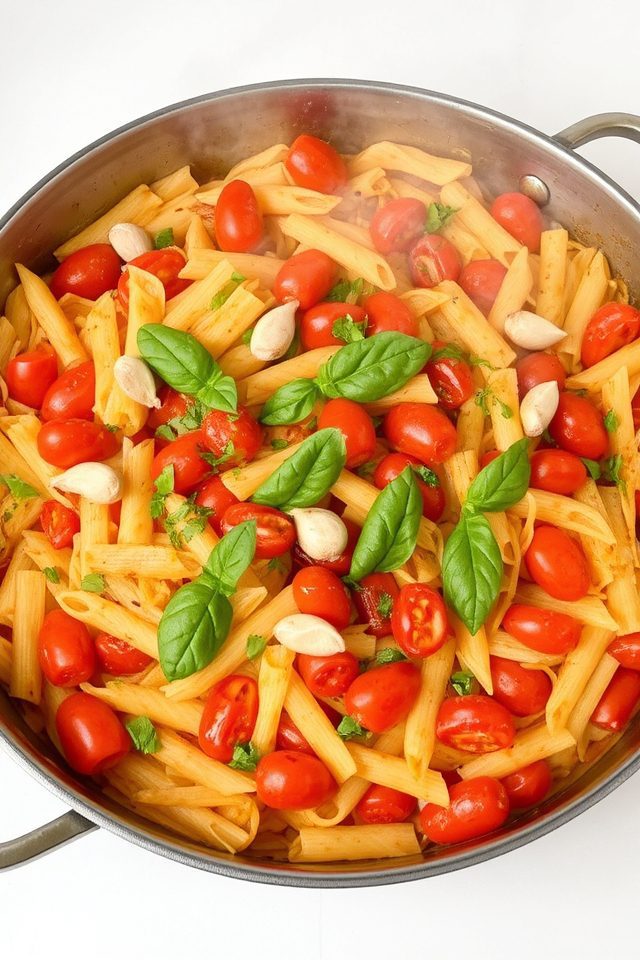 quick pasta tomato dish