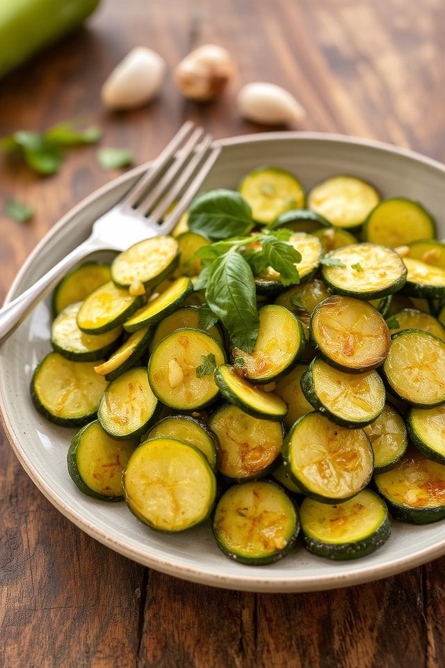 quick saut ed zucchini recipe