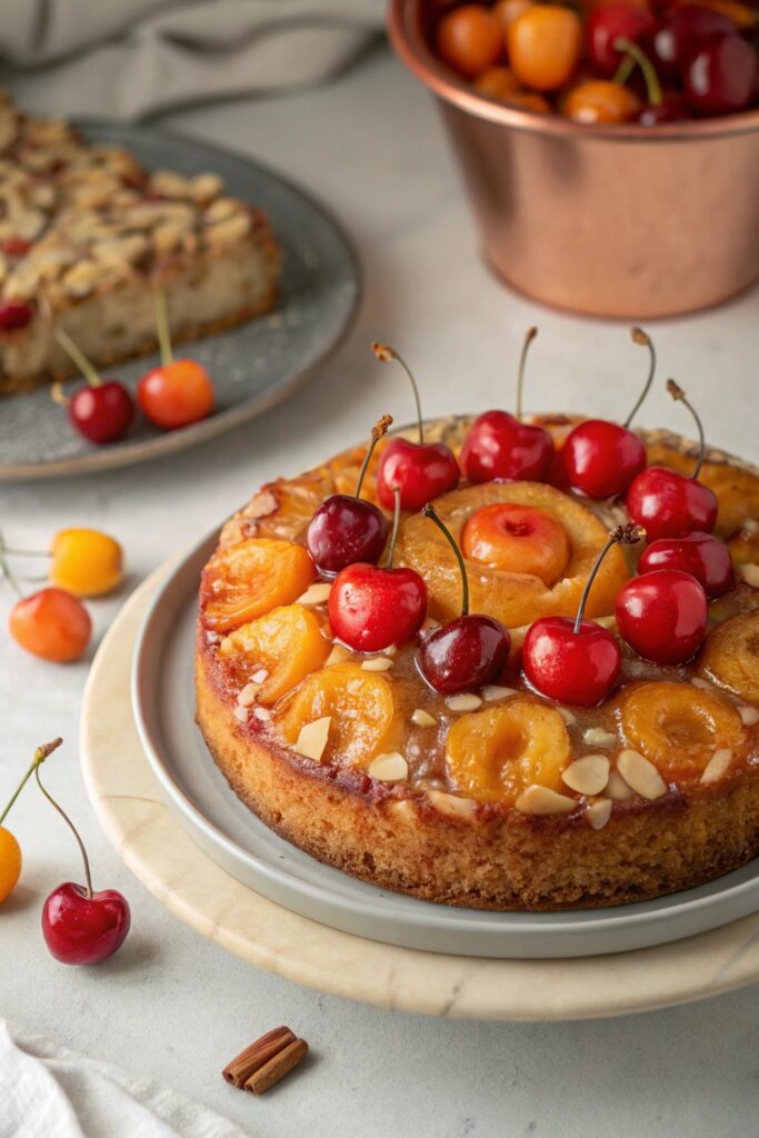cherry almond cake delight