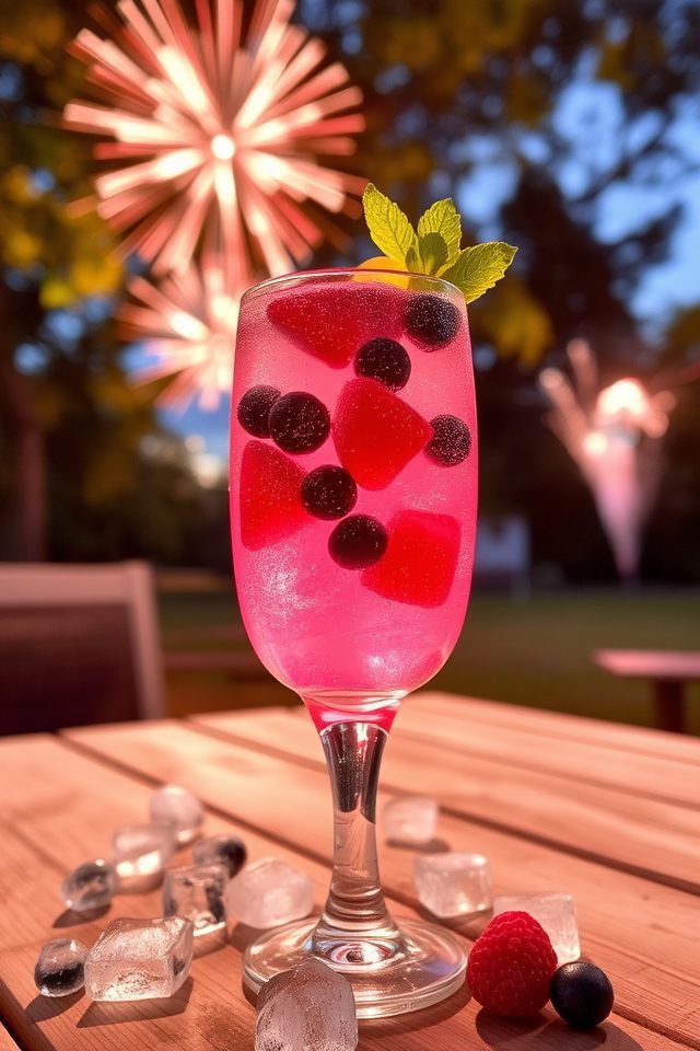refreshing berry lemonade concoction