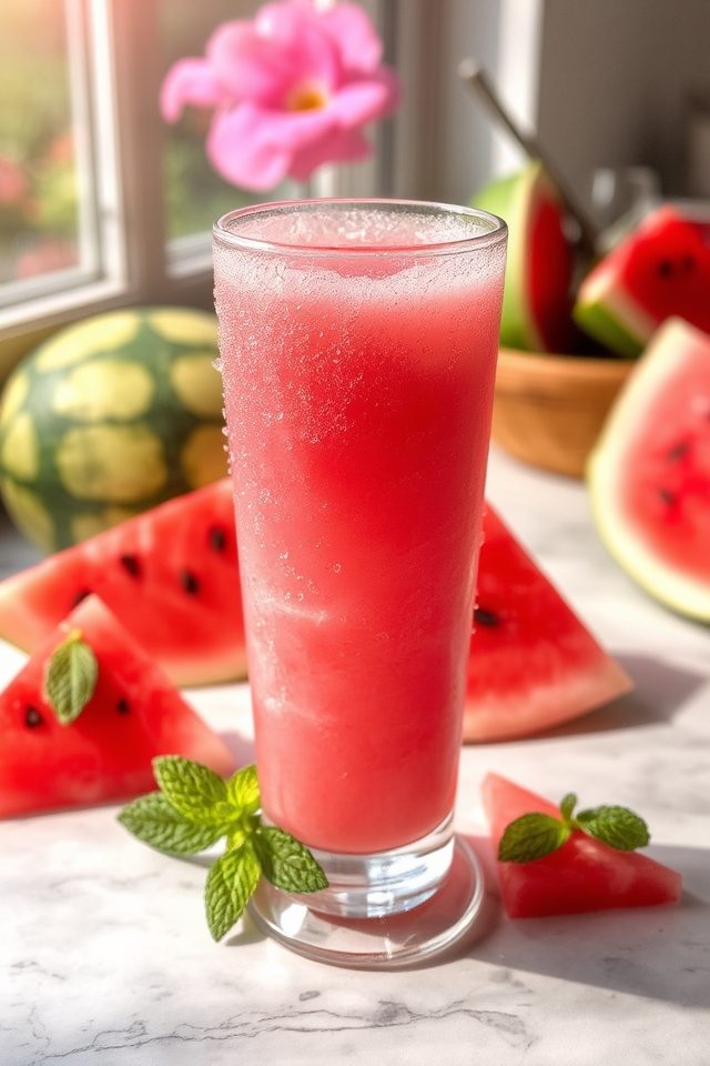 refreshing summer cocktail slush