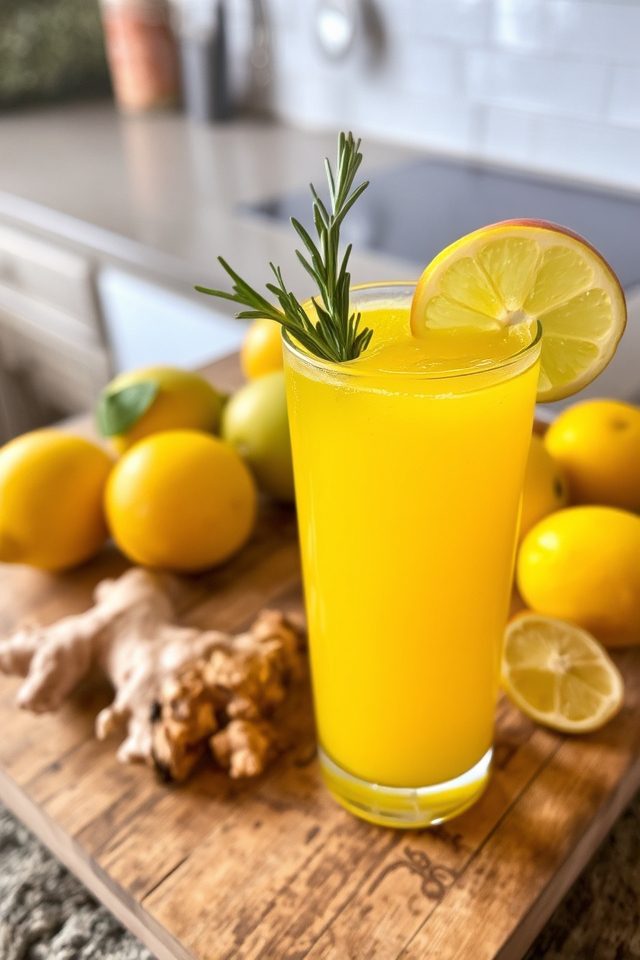 revitalizing morning lemon juice