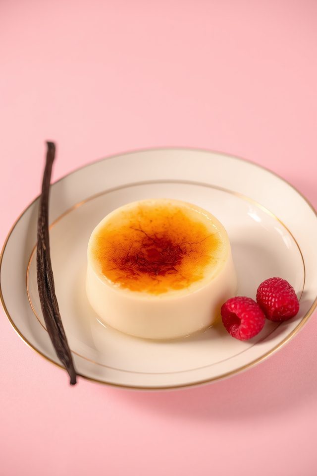 rich vanilla bean dessert