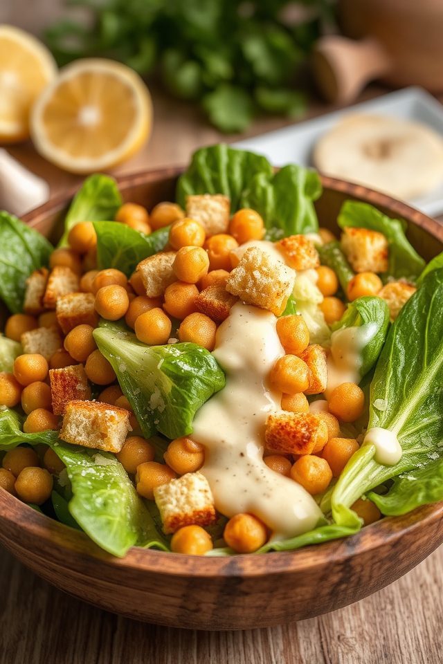 roasted chickpeas elevate salad