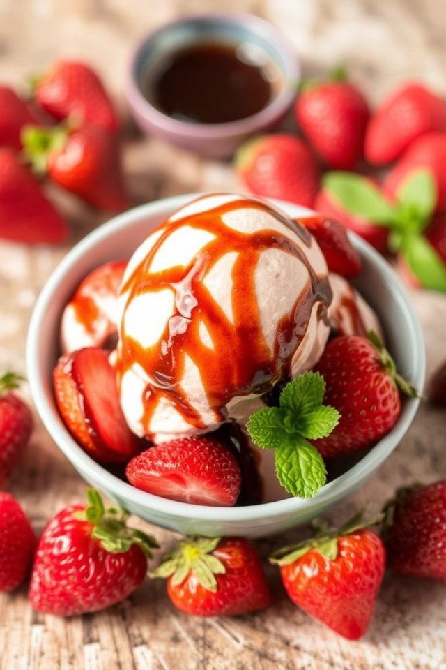 roasted strawberry balsamic delight