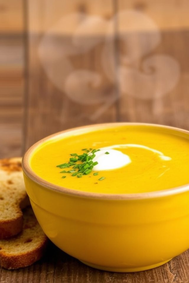roasted summer squash soup