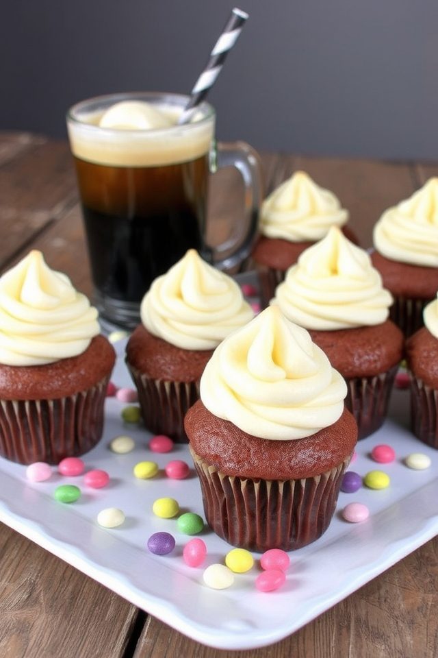 root beer flavored cupcakes