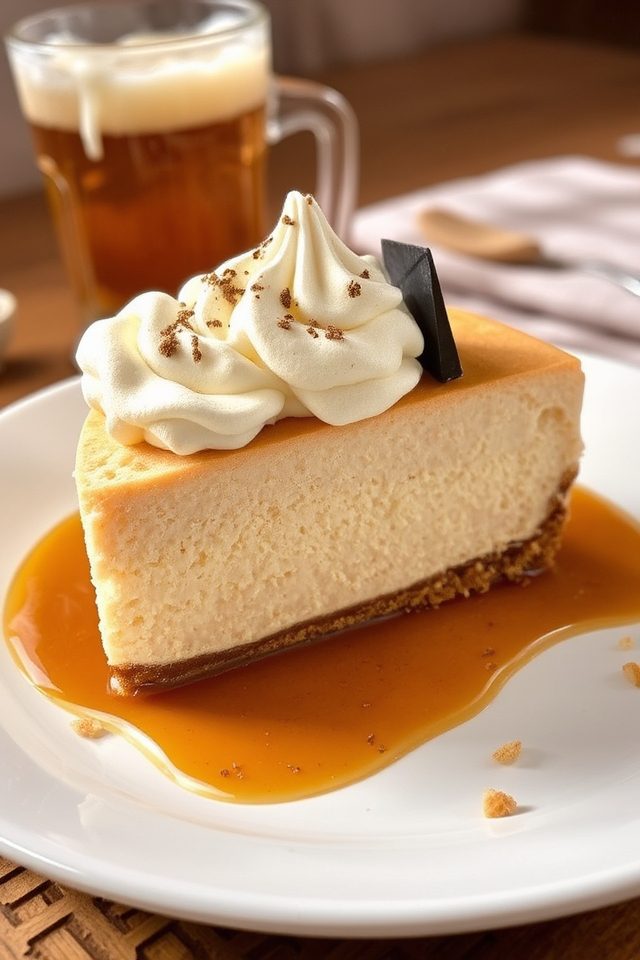root beer float cheesecake delight