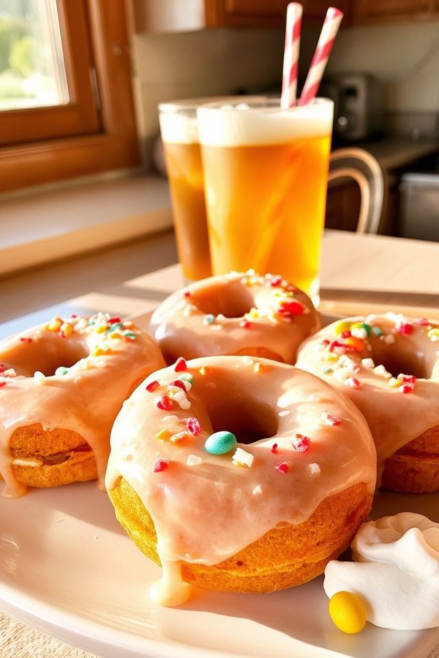 root beer float doughnuts