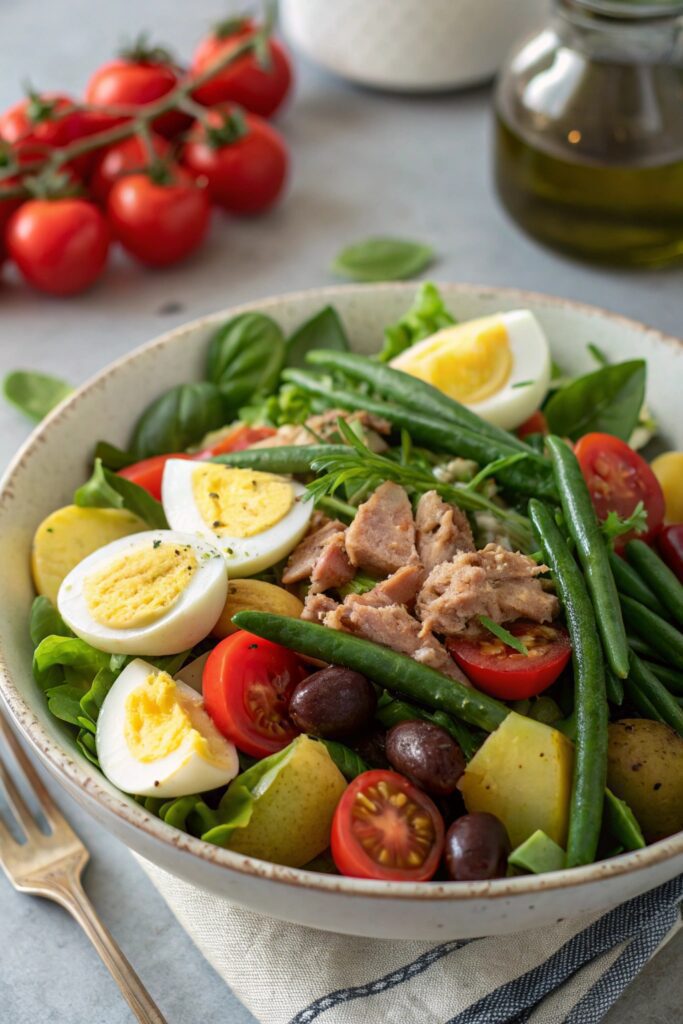 vibrant french riviera salad