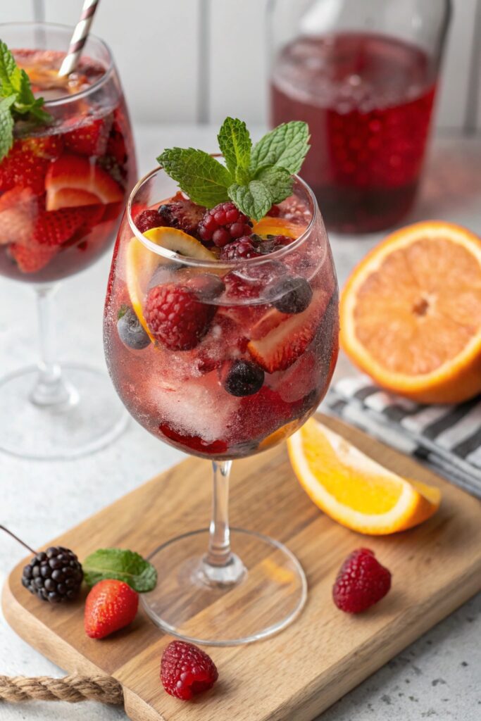 fruity summer party drink