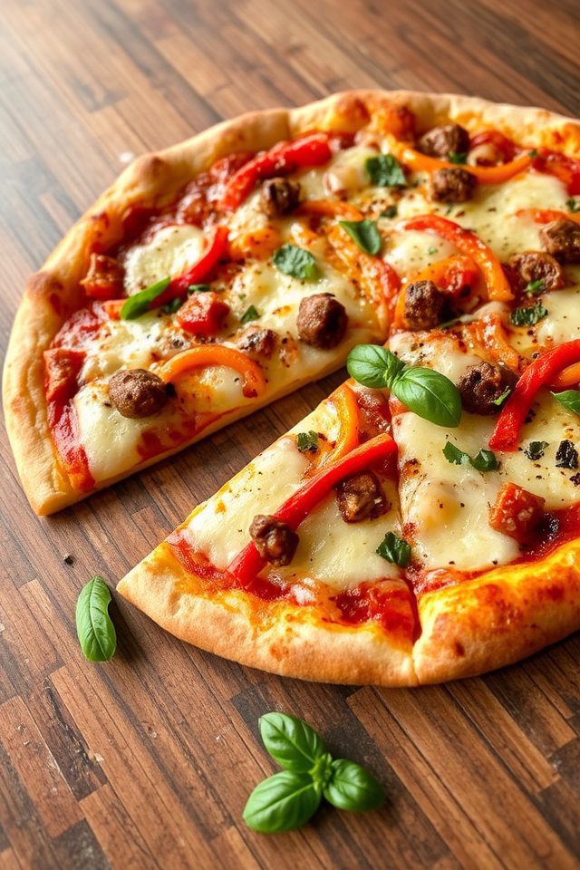 sausage and pepper pizza