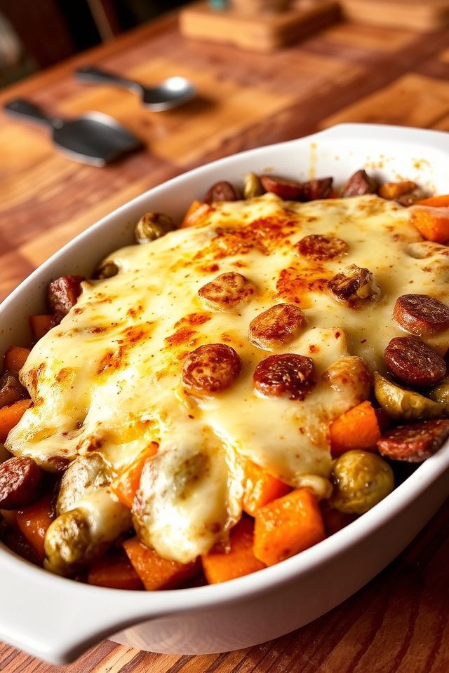 sausage and vegetable casserole