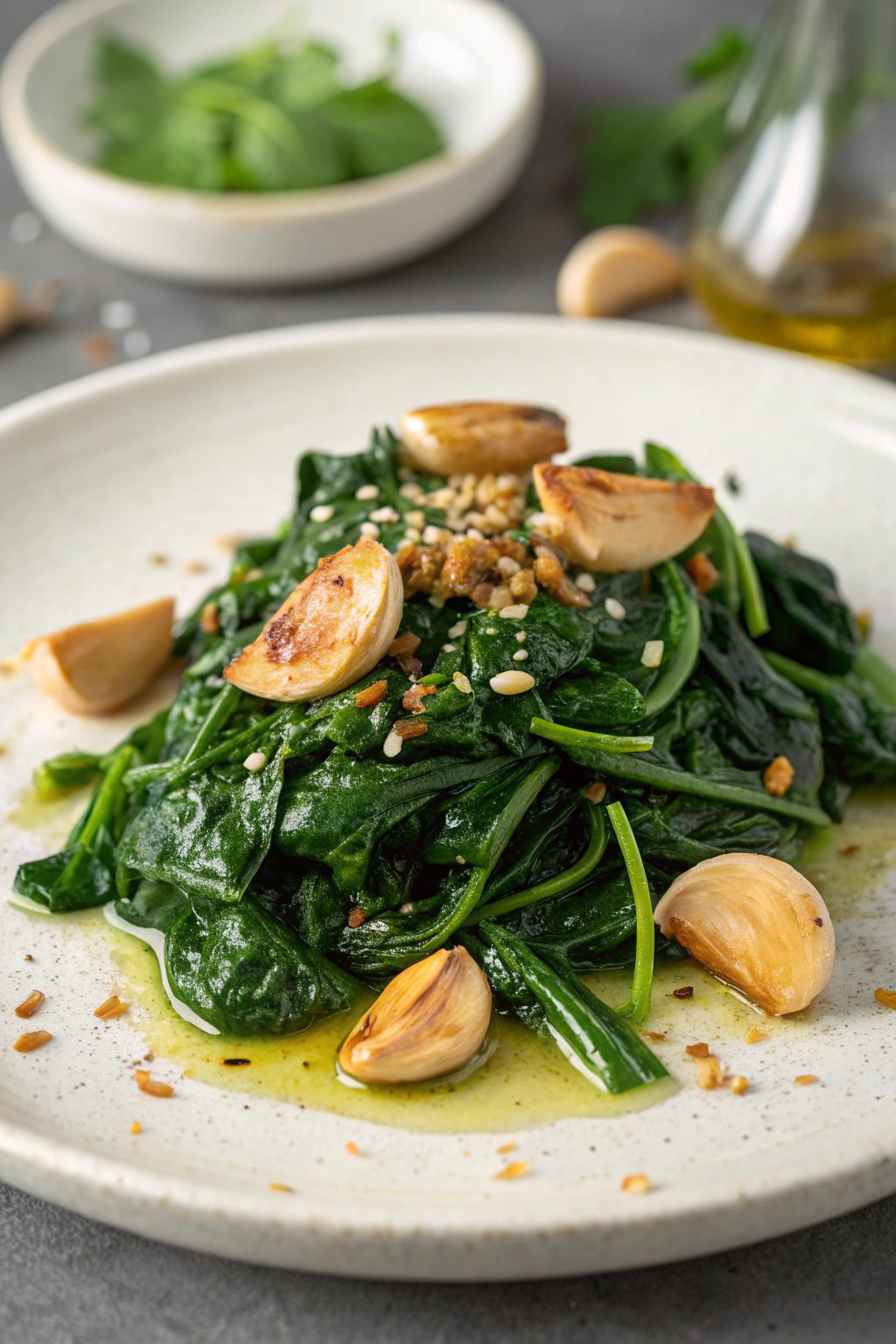 Sautéed Spinach With Garlic