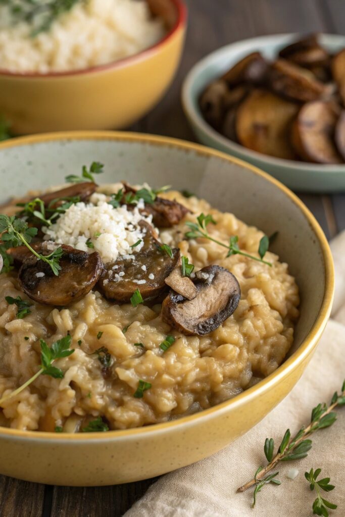 creamy mushroom risotto delight