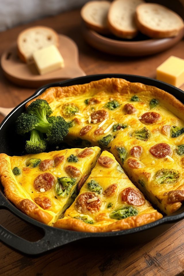 savory italian breakfast dish