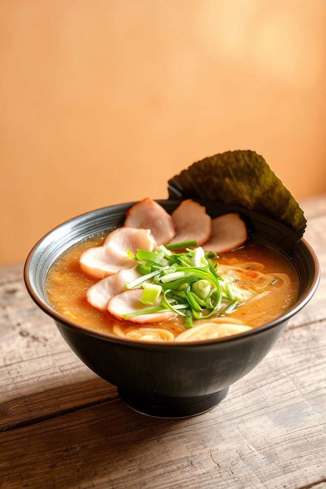 savory pork ramen dish