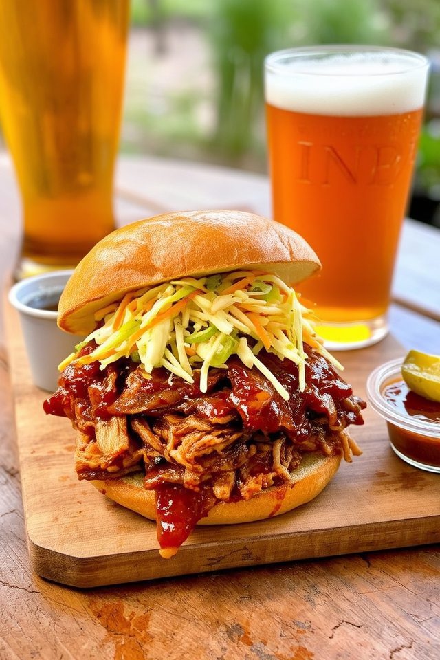savory pork with ipa