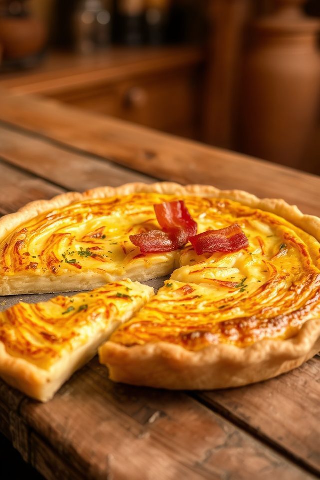 savory smoky potato quiche
